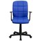 Emma and Oliver Mid-Back Quilted Vinyl Swivel Task Office Chair with Arms